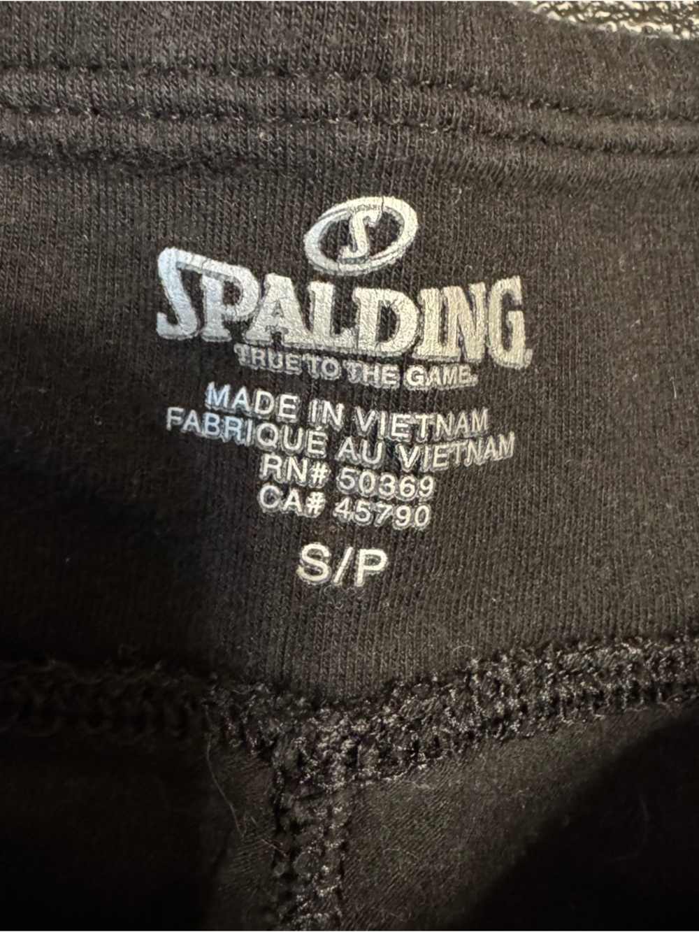 Spalding Black Active Leggings Yoga Pants Stretch Pants - S - Picture 7 of 9